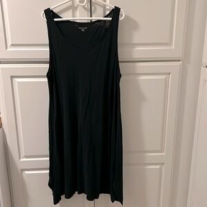 Eileen Fisher Dress XL Black Hemp/Organic Cotton